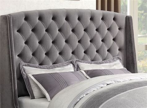 Coaster® Pissarro Grey Full Upholstered Bed Midwest Clearance Center