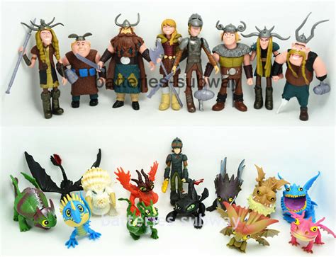 Giant surprise toy dragon eggs (how to train your dragon hidden world toys). Lot 21 pcs How to Train Your Dragon Action figures Hiccup ...