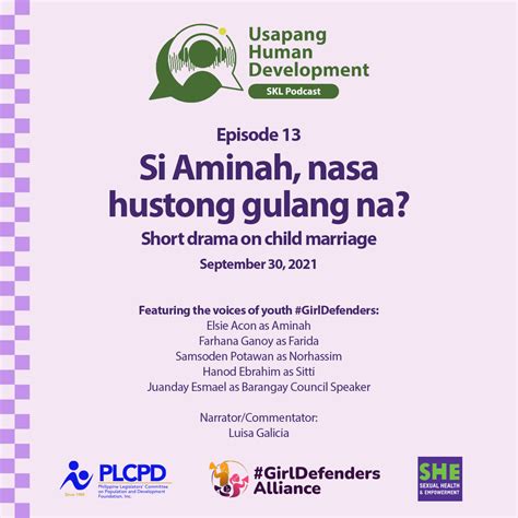 New Podcast Episode “si Aminah Nasa Hustong Gulang Na” A Short Drama Philippine