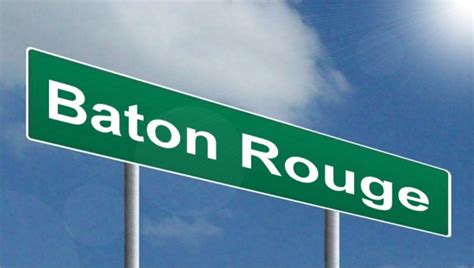 Baton Rouge Free Of Charge Creative Commons Highway Sign Image
