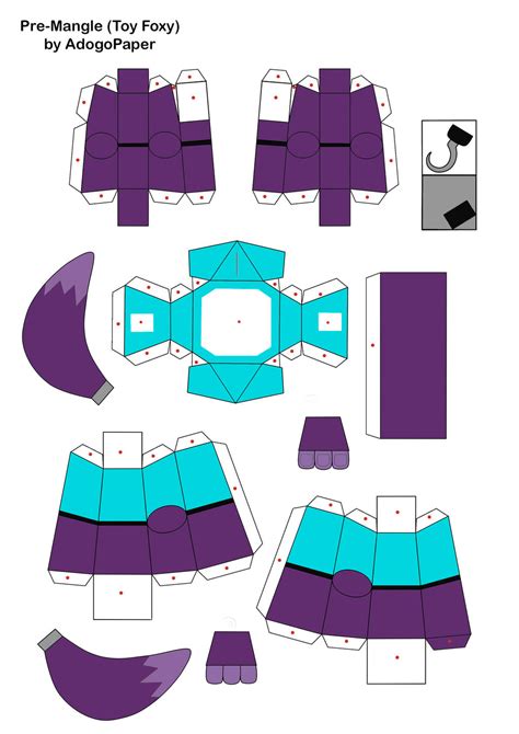 Purplekawaiigamer Papercraft Part 2 By Jackobonnie1983 On Deviantart