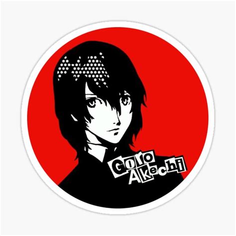 Goro Akechi Popart Sticker For Sale By Ale Rose Redbubble