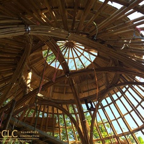 Bamboo Dome Sala Bamboo Earth Architecture Clc Bamboo Art Bamboo