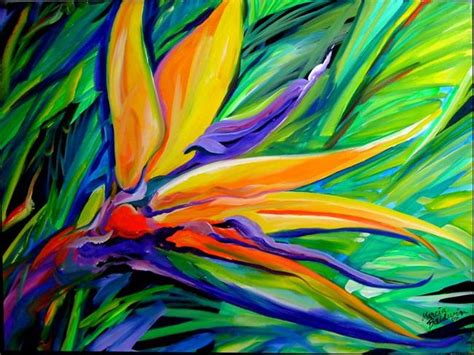 Bird Of Paradise 07 By Marcia Baldwin From Abstracts