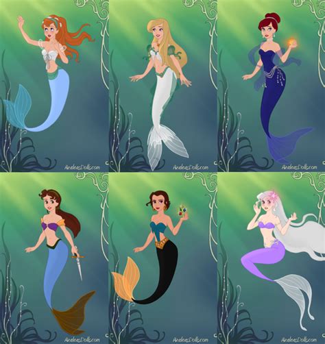 Non Disney Mermaids Mermaid Disney