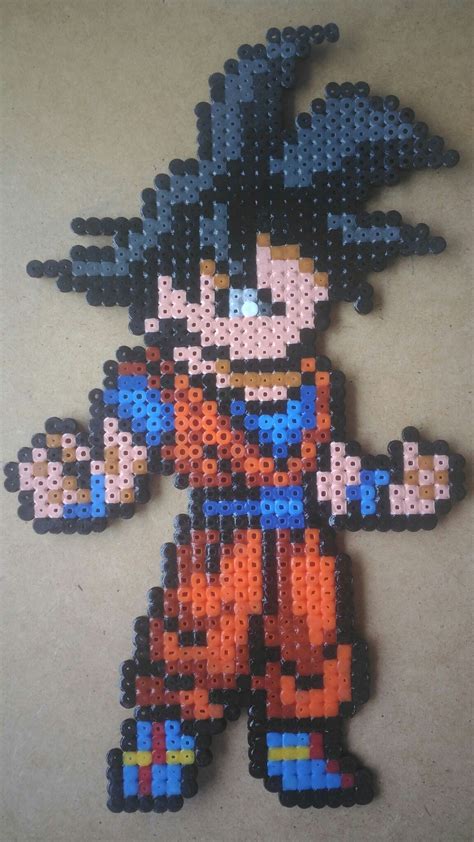 This category has a surprising amount of top dragon ball z games that are rewarding to play. Goku - Dragon Ball Perler Beads | Llaveros hama beads ...