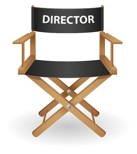 Premium Vector Director Movie Chair Vector Illustration