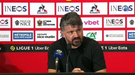 Nice Om La R Action De Gennaro Gattuso Vid O Dailymotion