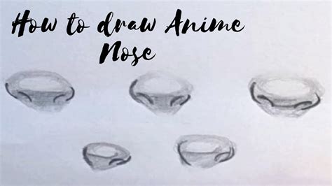 The difference in drawing the nose for. رسم أنف أنمى | How to Draw Manga Noses - YouTube