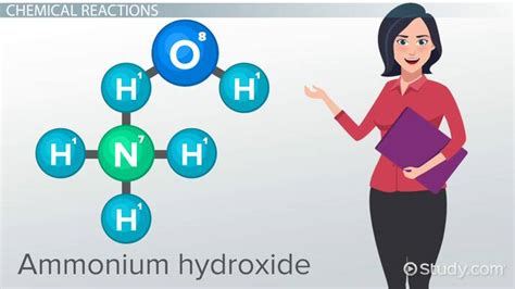 Using Ammonium Hydroxide And Sodium Hydroxide On Salts Lesson