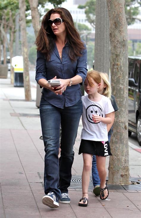 Brooke Shields And Daughters Out In Los Angeles Zimbio