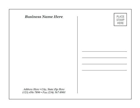 4x6 Postcard Template Photoshop