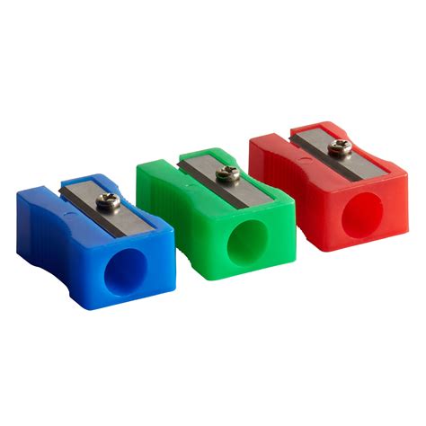 Westcott 15993 Assorted Color Manual Pencil Sharpeners 24pack