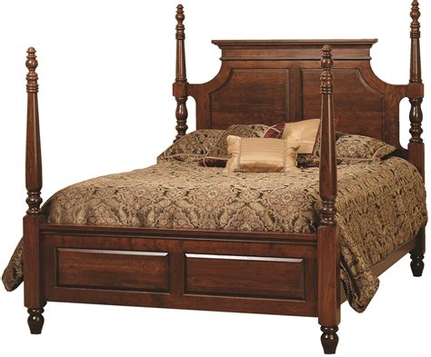 Oxford Four Poster Traditional Bed Countryside Amish Furniture
