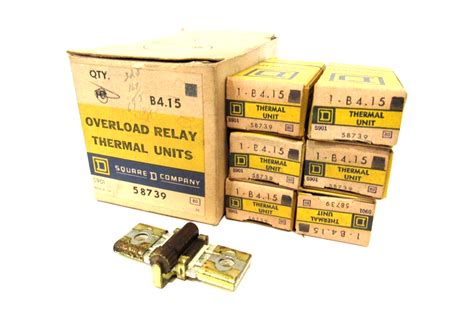 Lot Of 6 New Square D B415 Overload Relay Thermal Units B415 Sb