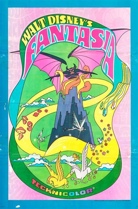 1970 Re Release Of Fantasia Poster Attempting To Cash In On The