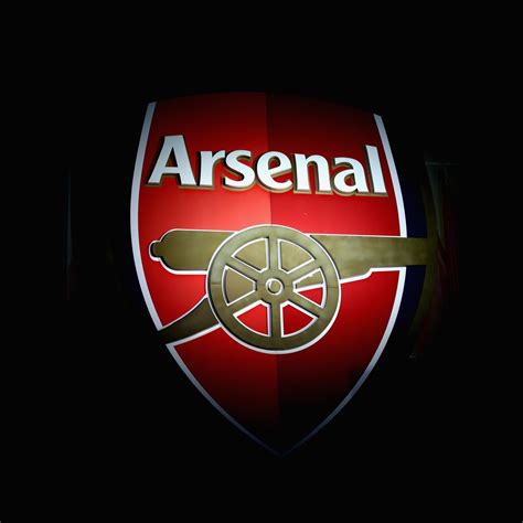 Arsenal Logo : Download wallpapers Arsenal FC, logo, 4k, material 