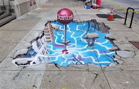 Hire Sidewalk Chalk Illusion Artist Scarlett Entertainment