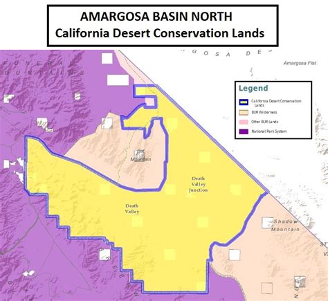 Amargosa Basin California Desert National Conservation Lands
