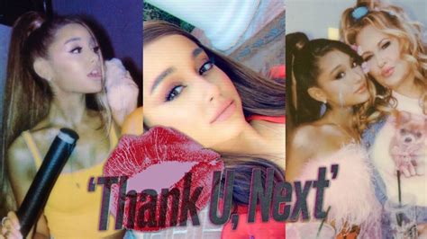 Ariana grande released a new song called thank u, next, which is the titular track of her upcoming album. The Final Piece Of Ariana Grande's 'Thank U, Next' Video ...
