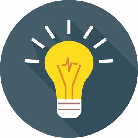 Brainstorm, bulb, idea, innovation, light, think, vision icon