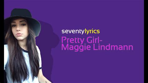 PRETTY GIRL - Maggie Lindemann (Lyrics on screen) - YouTube