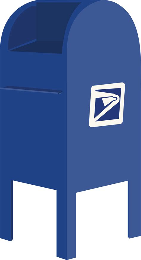 Mail Clipart Blue Mailbox Mail Blue Mailbox Transparent Free For
