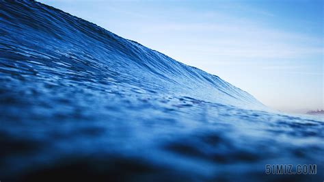 蓝色波浪海洋海浪蓝色大海背景图片免费下载 觅知网