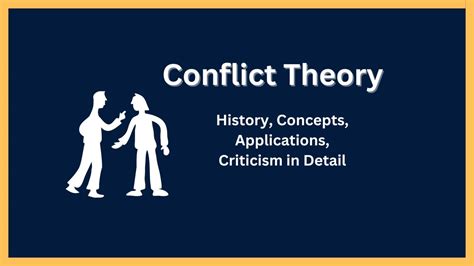 Conflict Theory History Concepts Applications Criticism In Detail