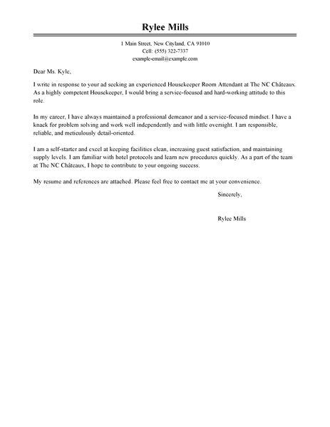 Letter of application you are a application housekeeping, housekeeping a time that letter worked hard and achieved something. Cover letter examples hospitality job - Dental Vantage ...