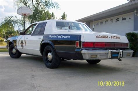 Purchase Used 1979 Chrysler Antique Police Mopar Cop Car In North Port