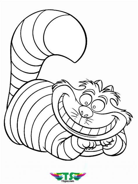 Funny Cat Coloring Page