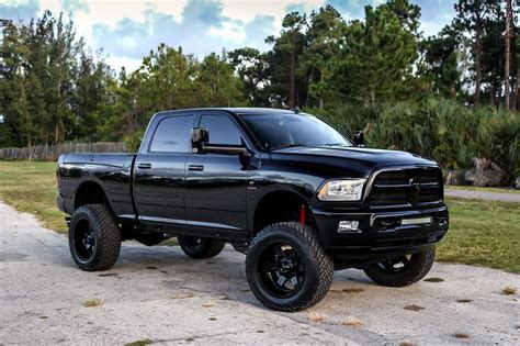 Submitted 16 days ago by 2019 duramax with 7 fts lift, fox shocks with resi's, & 24x14 american force trax wheels. Lifted Dodge Ram With Custom Touches and Colormatched Fuel ...