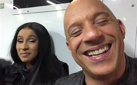Cardi b disse que mal pode esperar, pra ver o resultado nas. Em vídeo, Vin Diesel entrega que Cardi B está em 'Velozes ...