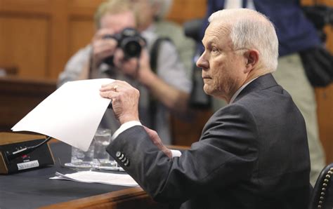 Sessions Testimony Attorney General Helps Himself Trump As Senate Committee Grills Him On