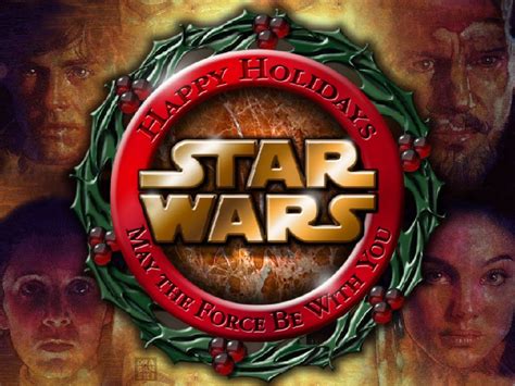 Merry Christmas Star Wars Wallpapers Wallpaper Cave
