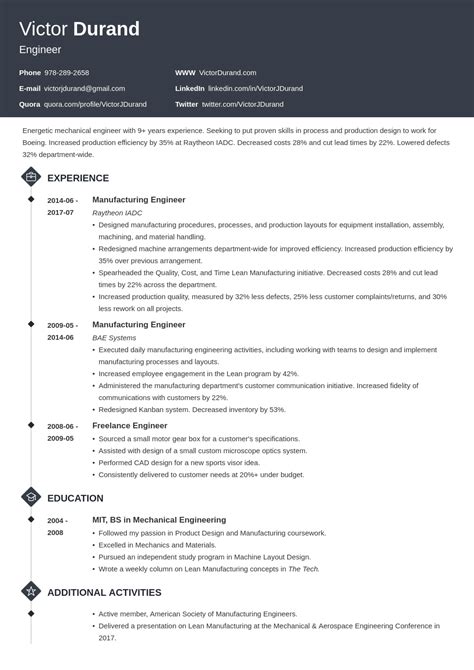 How To Write A Good Engineering Resume