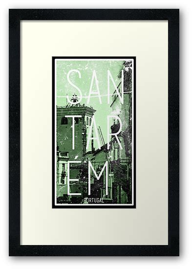 'Santarem - Capital do Gotico' Framed Print by inkDrop (With images) | Framed prints, Print ...