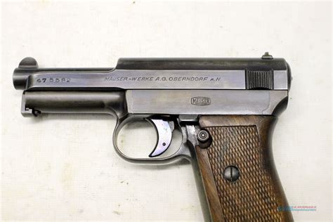 German Mauser Model 1934 Semi Auto Pistol 765m For Sale
