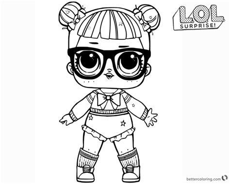 Lol Surprise Doll Coloring Pages Glitter Teachers Pet Free Printable