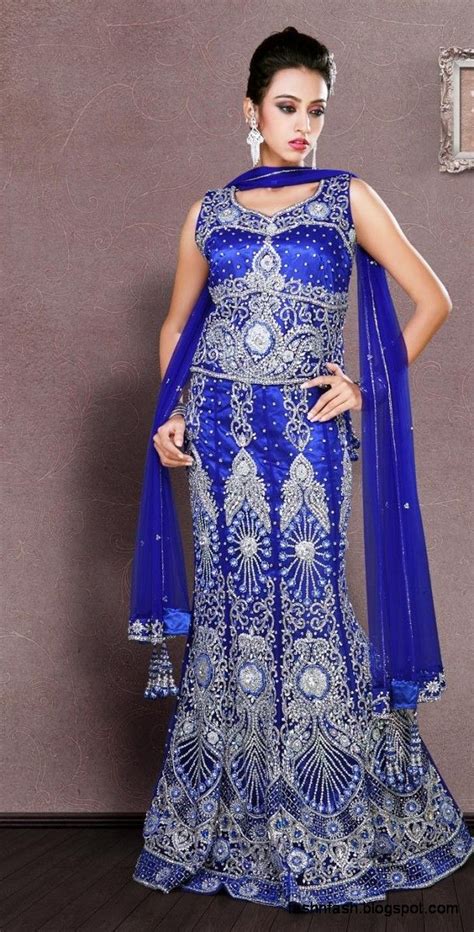 Blue Wedding Dresses Wedding Dress Beautiful Indian Bridal