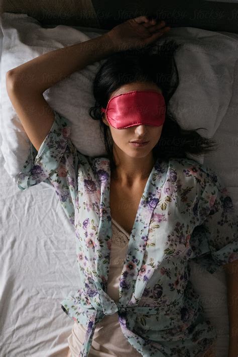 Beautiful Woman Sleeping In Bed By Stocksy Contributor Katarina Radovic Stocksy
