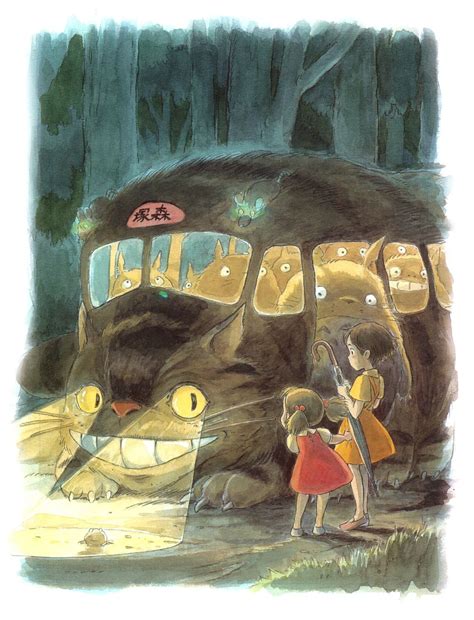 My Neighbour Totoro By Hayao Miyazaki Studio Ghibli Art Hayao