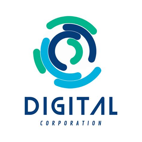 Copy Of Blue And Green Digital Corporation Logo Postermywall
