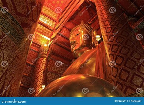 Faith Of Buddhism Phananchoeng Temple Stock Image Image Of Thai