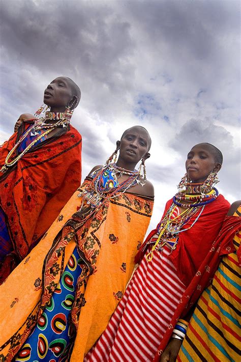 Maasai Women Kenya African Beauty Maasai People Tribal Women
