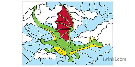 Naga Matematika Warna Dengan Angka Sekunder Illustration Twinkl