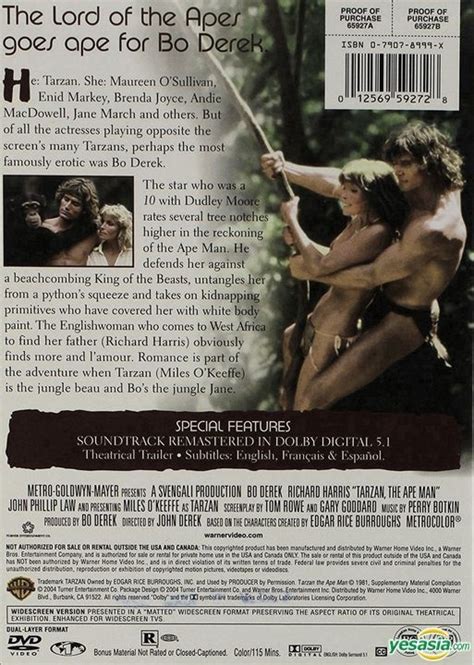Yesasia Tarzan The Ape Man 1981 Dvd Us Version Dvd Miles O Keeffe Harris Richard