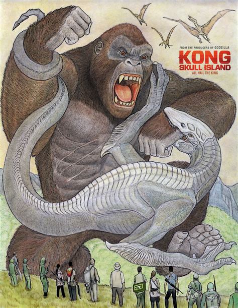 Poster Kong Vs Skull Crawler By Eoyaguar On Deviantart