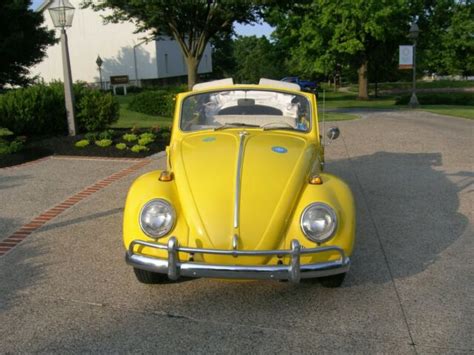 1965 Volkswagen Beetle Convertible Great Fun Dependable Little Car No
